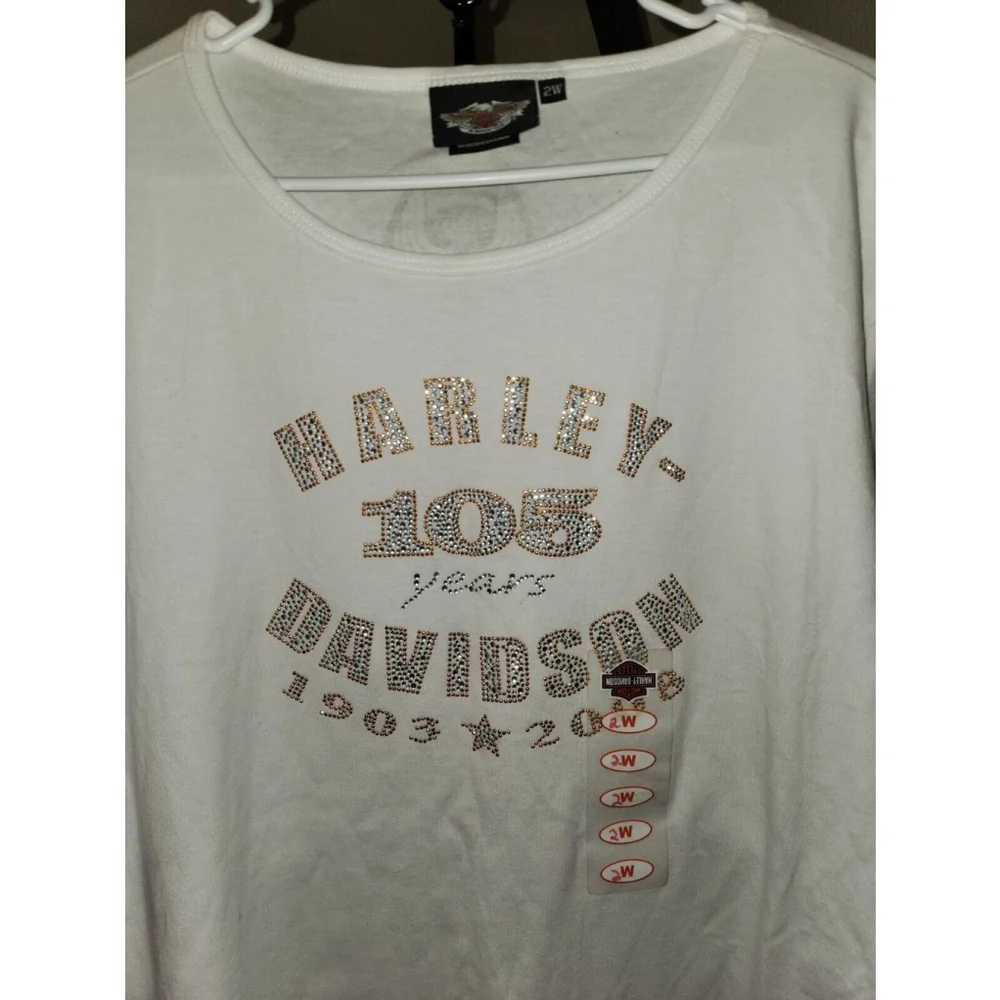 Harley Davidson womens NWT SZ 2W Tshirt - Picture 2 of 3